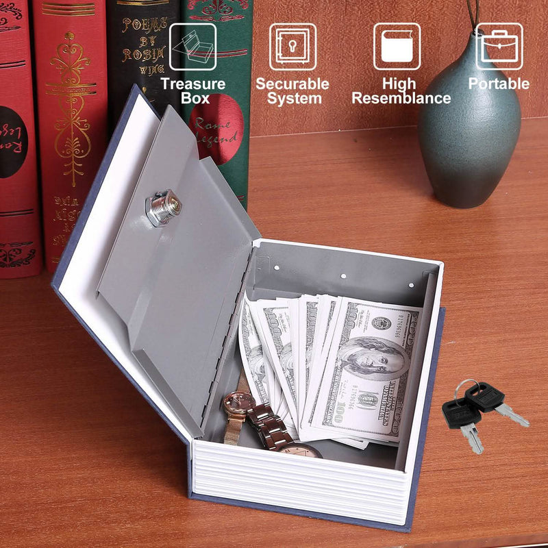 iMountek Dictionary Safe Secret Diversion Book Metal Box Closet & Storage - DailySale