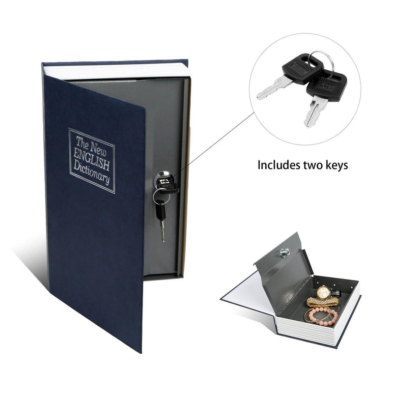 iMountek Dictionary Safe Secret Diversion Book Metal Box Closet & Storage - DailySale