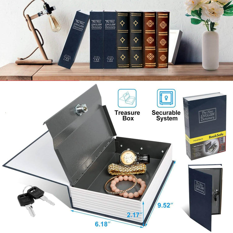 iMountek Dictionary Safe Secret Diversion Book Metal Box Closet & Storage - DailySale