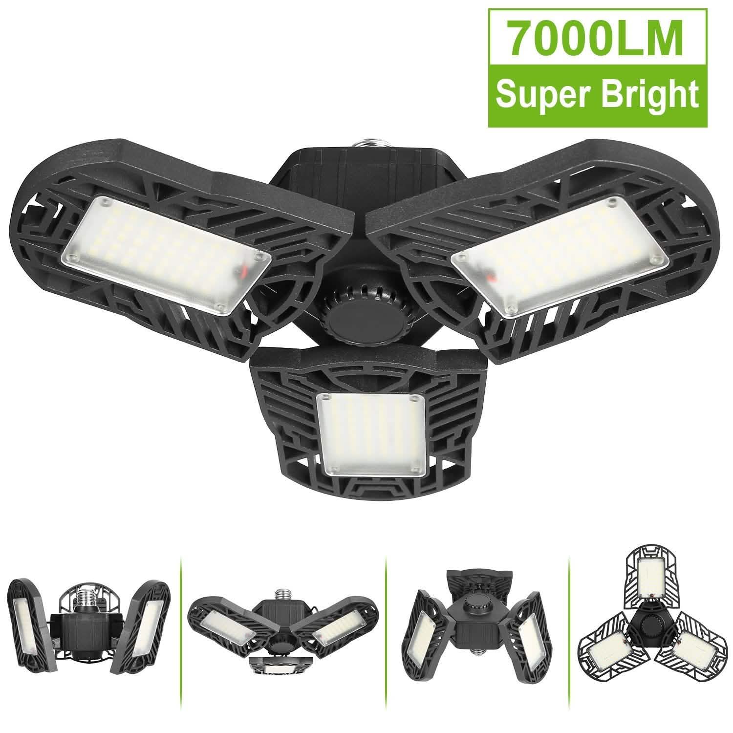 iMounTEK E26 /E27 80W 7000LM 6500K LED Garage Ceiling Light Lighting & Decor - DailySale