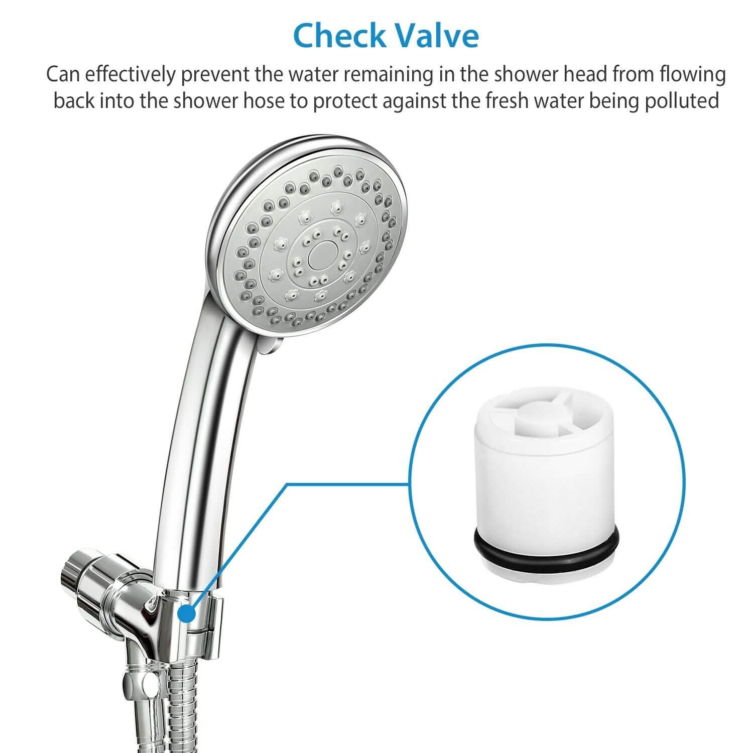 iMountek Handheld Stainless Shower Hand Bath - DailySale