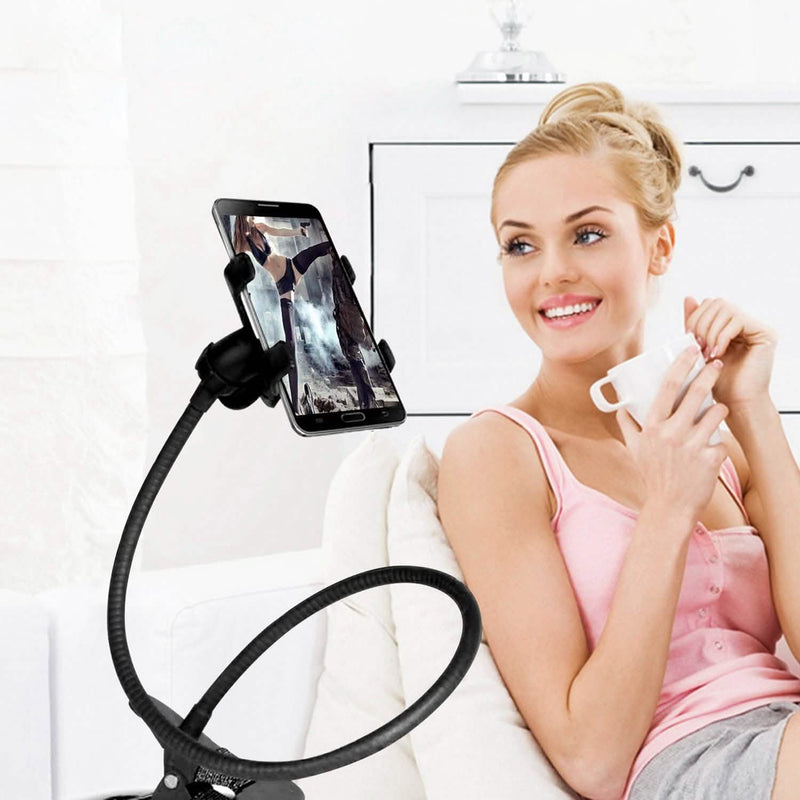 iMountek Lazy Bracket 360 Degree Rotation Gooseneck Clip Mobile Accessories - DailySale