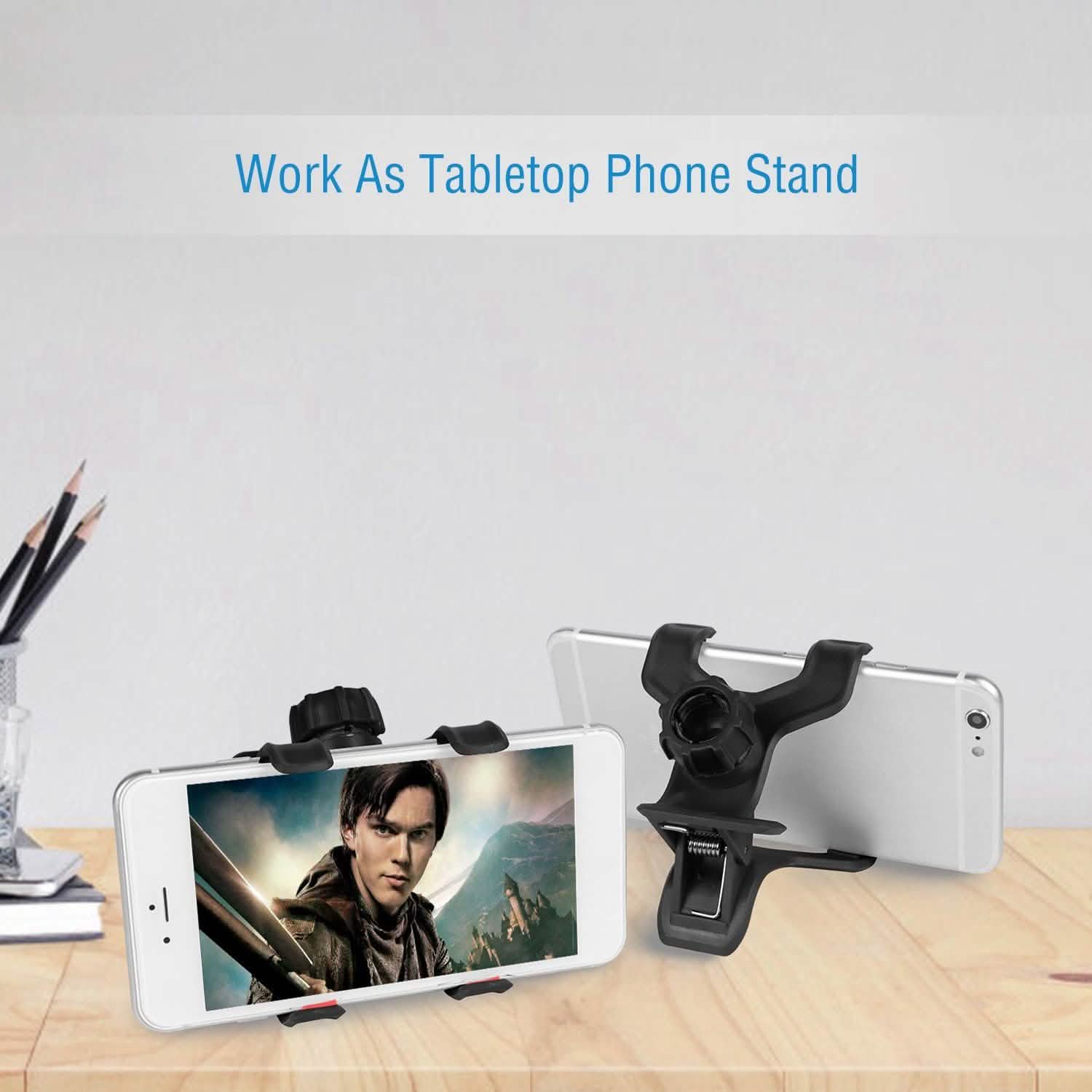 iMountek Lazy Bracket 360 Degree Rotation Gooseneck Clip Mobile Accessories - DailySale