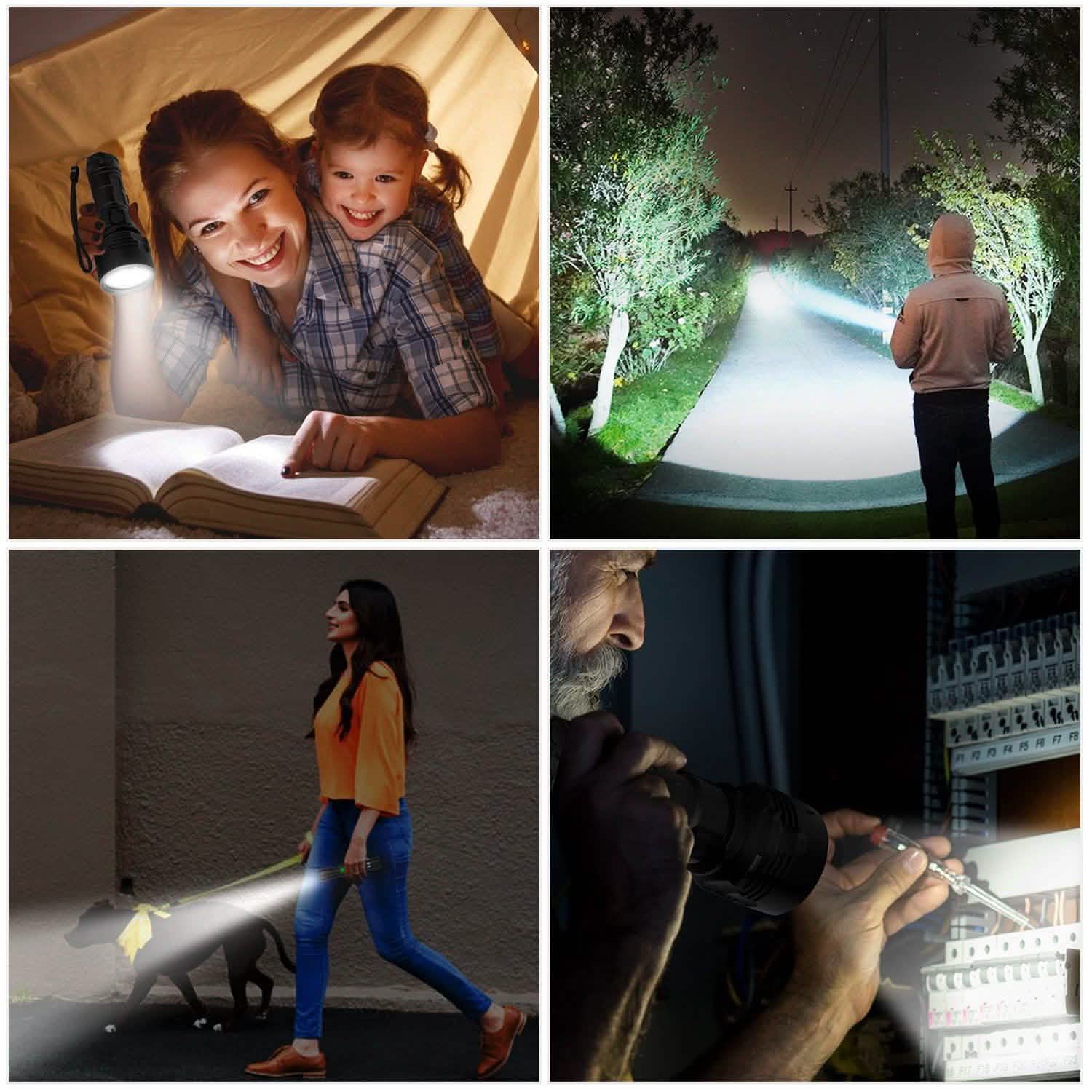 iMounTEK LED Flashlight with 3 Lighting Modes Sports & Outdoors - DailySale