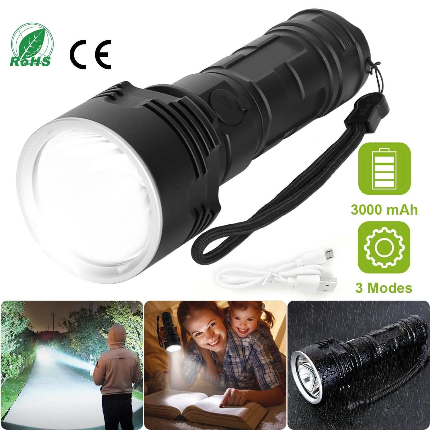 iMounTEK LED Flashlight with 3 Lighting Modes Sports & Outdoors - DailySale