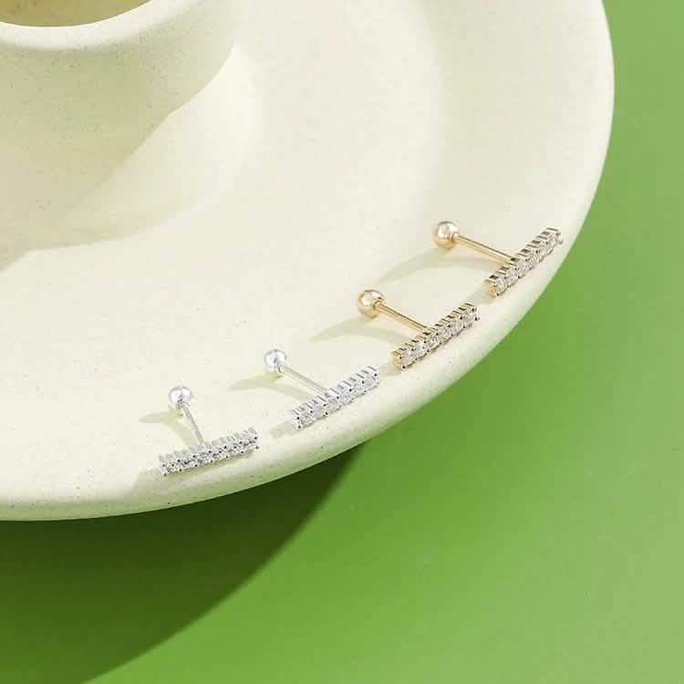 INALIS Cubic Zirconia Square Shape 925 Sterling Silver Earrings Earrings - DailySale