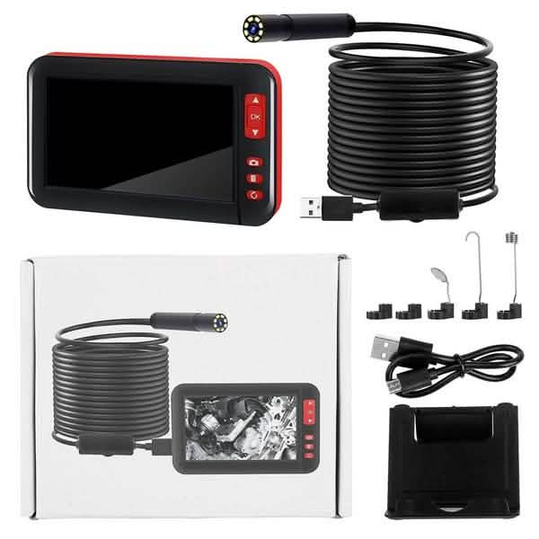 Industrial Endoscope Borescope Inspection Camera Built-in Cameras & Drones - DailySale