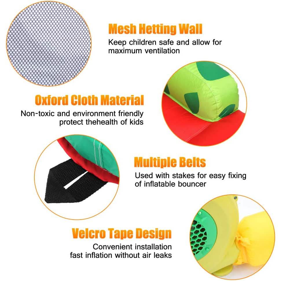 Inflatable Bounce House with Air Blower Toys & Games - DailySale