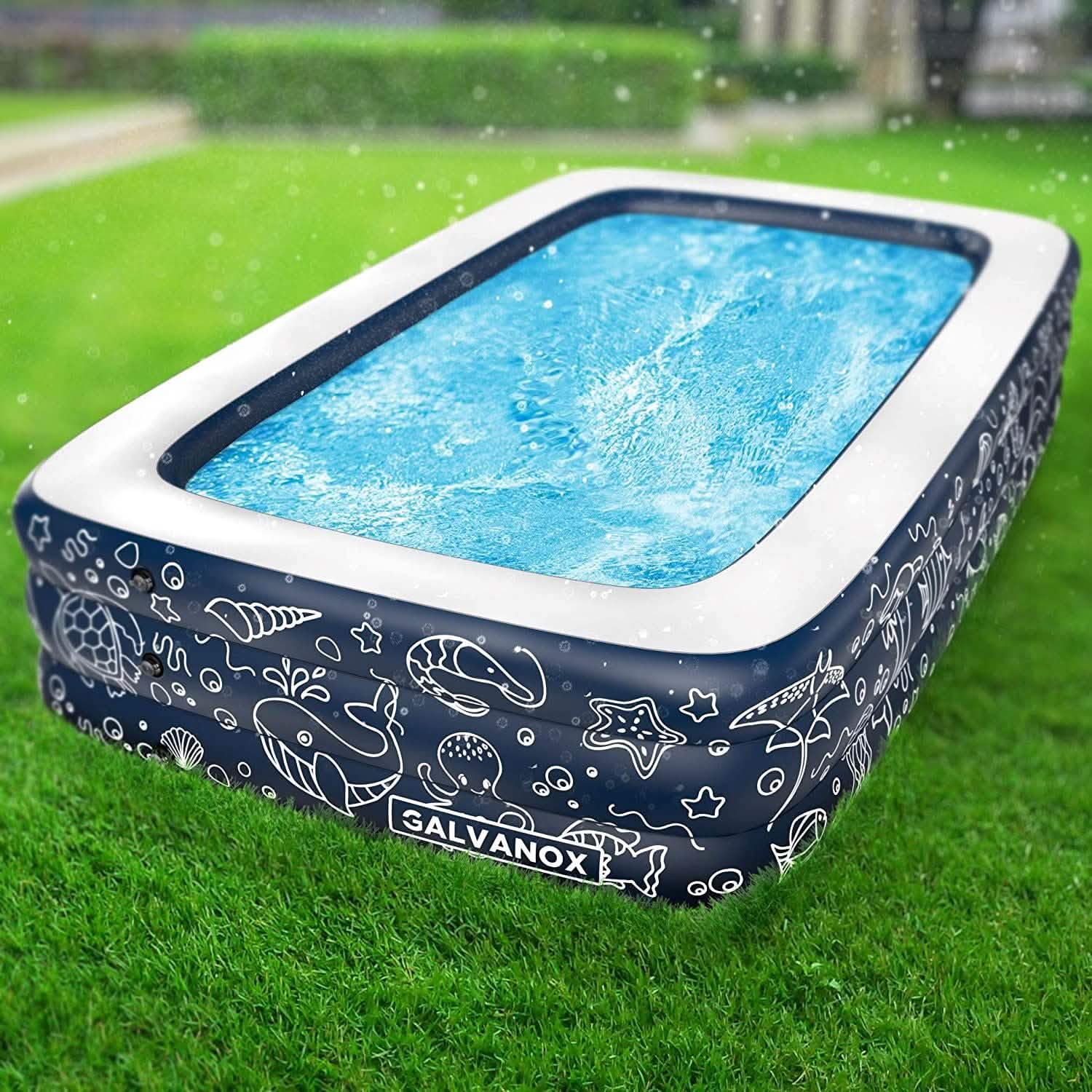 Inflatable Pool XL Above Ground Swimming Pool Sports & Outdoors - DailySale