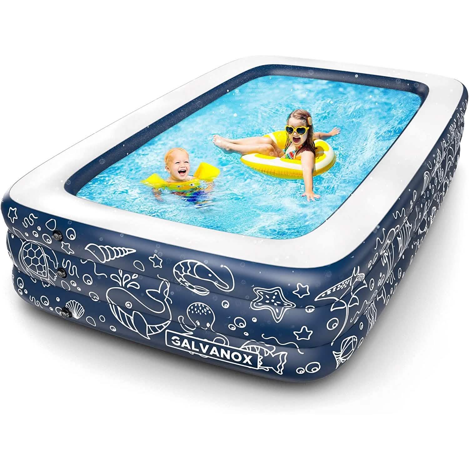 Inflatable Pool XL Above Ground Swimming Pool Sports & Outdoors - DailySale