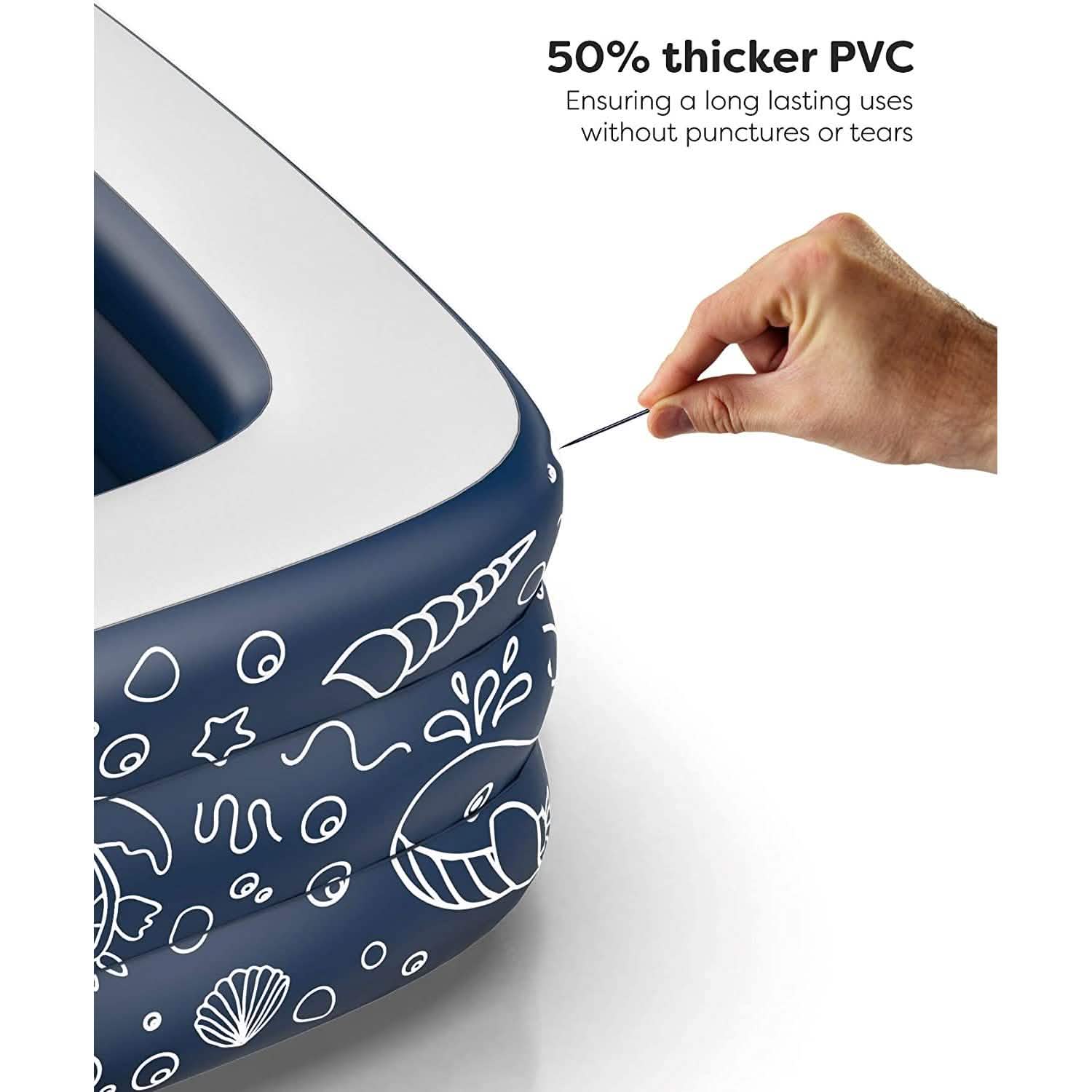 Inflatable Pool XL Above Ground Swimming Pool Sports & Outdoors - DailySale