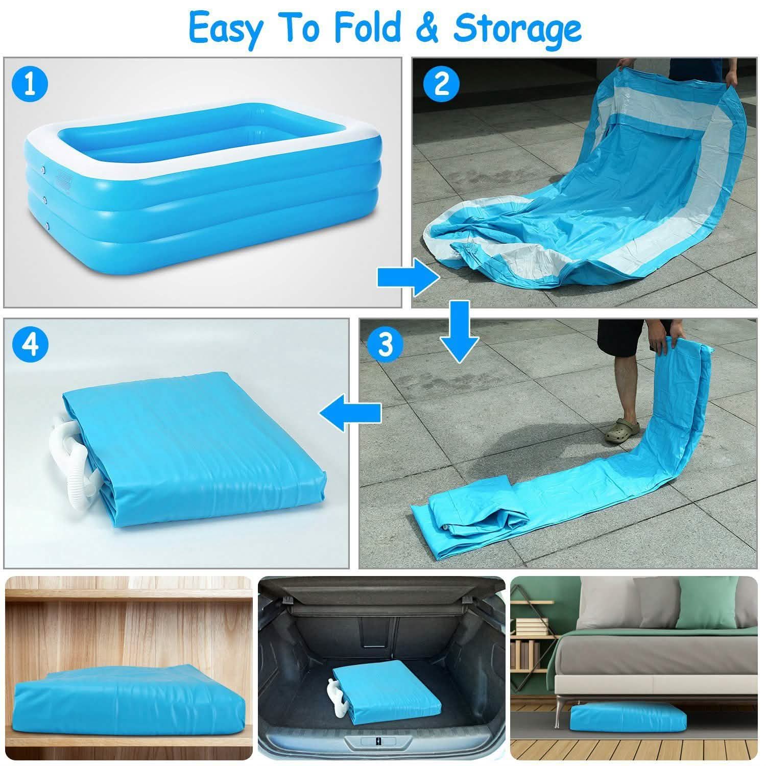 Inflatable Swimming Pool Sports & Outdoors - DailySale