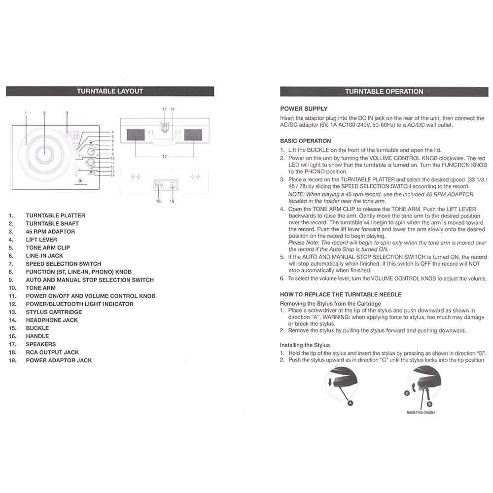 Innovative Technology Nostalgic 3-Speed Vintage Suitcase Turntable Gadgets & Accessories - DailySale