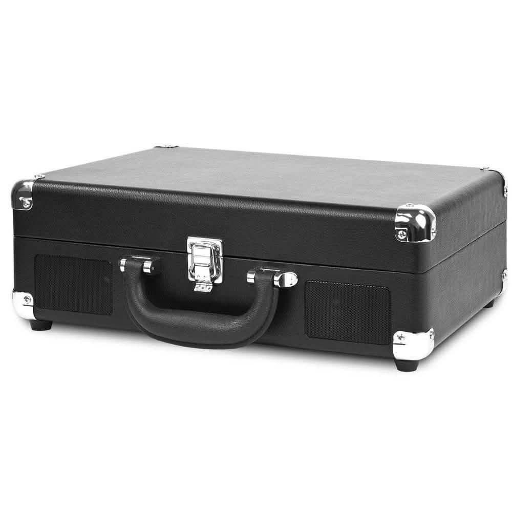 Innovative Technology Nostalgic 3-Speed Vintage Suitcase Turntable Gadgets & Accessories - DailySale