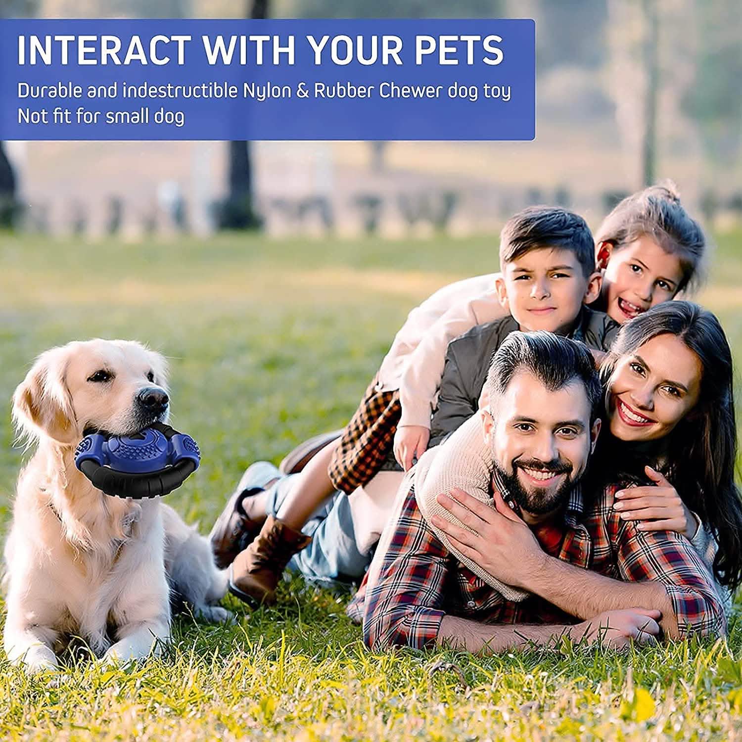 Interactive Squeaky Dog Chew Toy Pet Supplies - DailySale