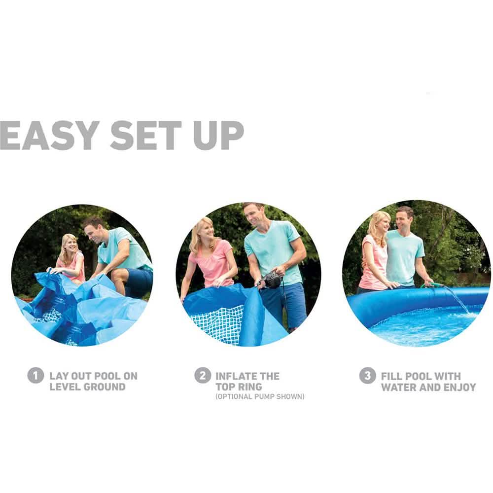 Intex 13ft X 33in Easy Set Pool Set Sports & Outdoors - DailySale