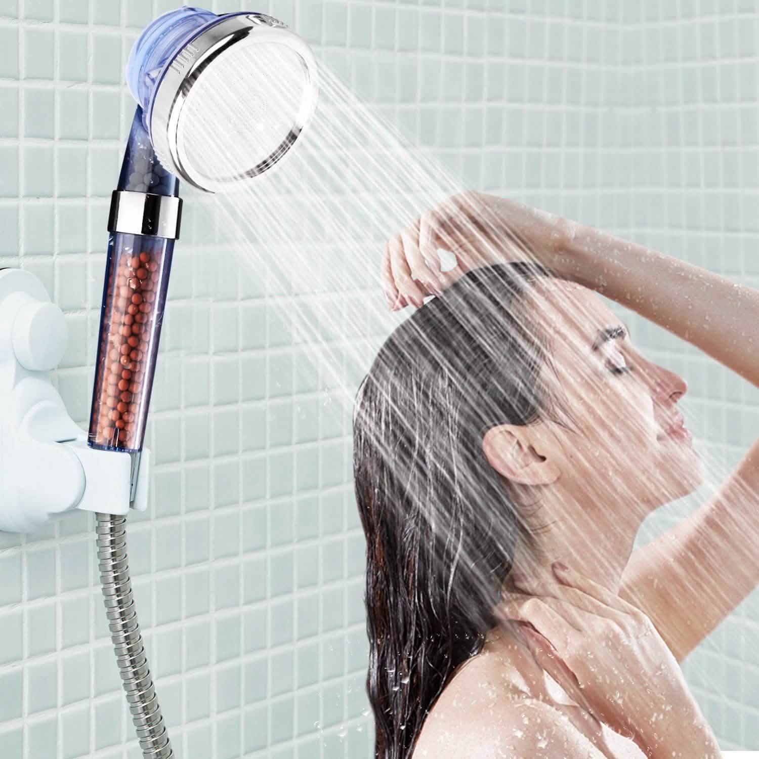 Ionic High Pressure Filter Shower Head Bath - DailySale