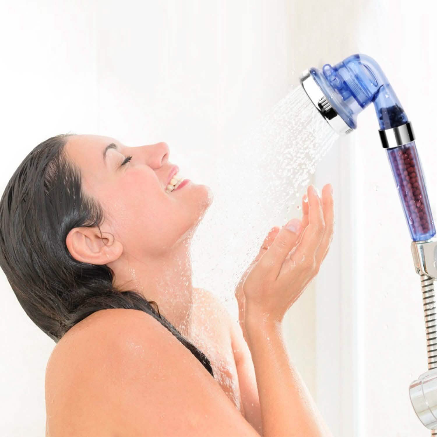 Ionic High Pressure Filter Shower Head Bath - DailySale