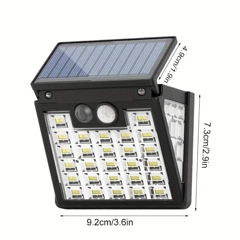 IP65 Solar Powered Street Light Dusk To Dawn With Motion Sensor Outdoor Lighting - DailySale