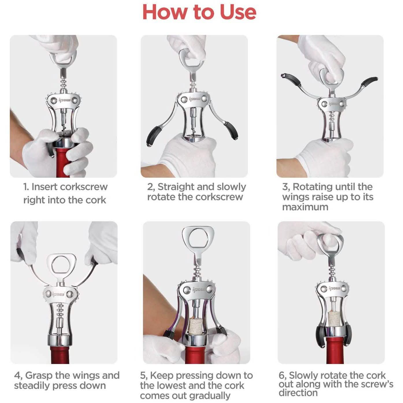 IPOW Wing Corkscrew Kitchen & Dining - DailySale