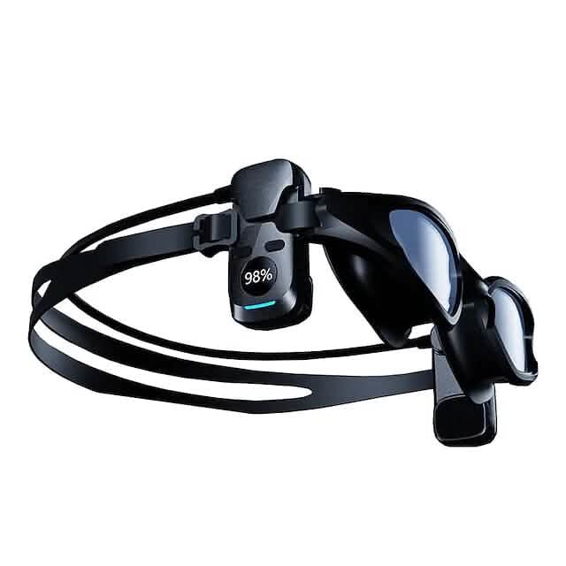 IPX8 Waterproof Bone Conduction Open-Ear Headphones Headphones Black - DailySale