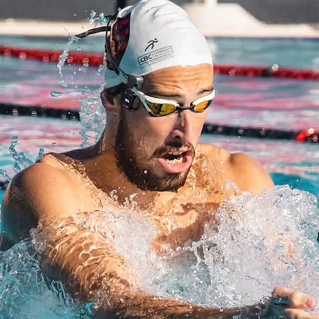 IPX8 Waterproof Bone Conduction Open-Ear Headphones Headphones - DailySale