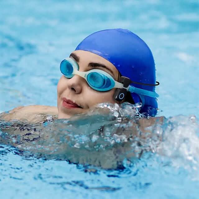 IPX8 Waterproof Bone Conduction Open-Ear Headphones Headphones - DailySale