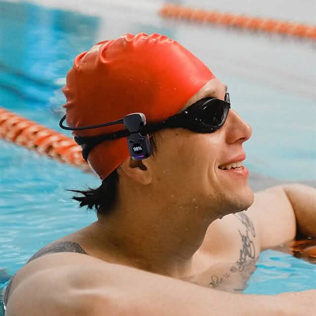 IPX8 Waterproof Bone Conduction Open-Ear Headphones Headphones - DailySale