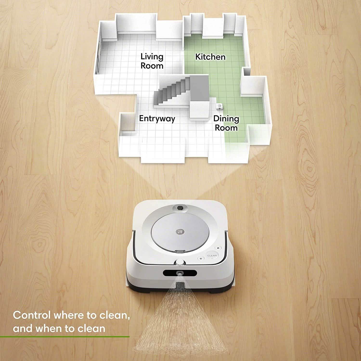 iRobot Braava Jet m6 WiFi Connected Robot Mop M6 (6110) Household Appliances - DailySale