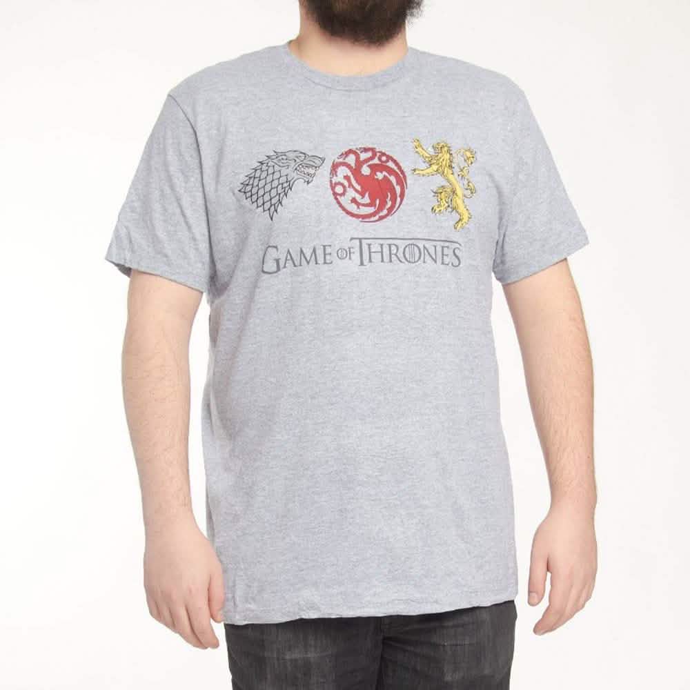 Isaac Morris Game of Thrones Shirt Men's Apparel S Gray - DailySale