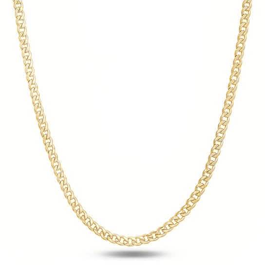 Italian 14K Yellow Gold Curb Link Chain Necklace Jewelry 16" - DailySale