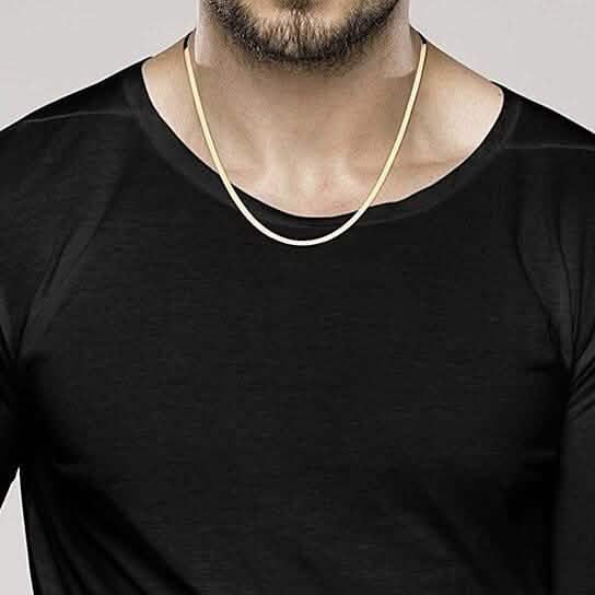 Italian Gold Sterling Silver Herringbone Chain Necklaces - DailySale