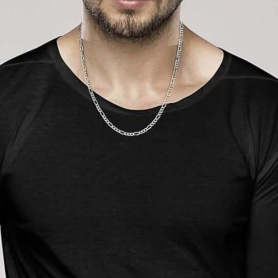 Italian Sterling Silver 3.5MM Figaro Chain Necklaces - DailySale