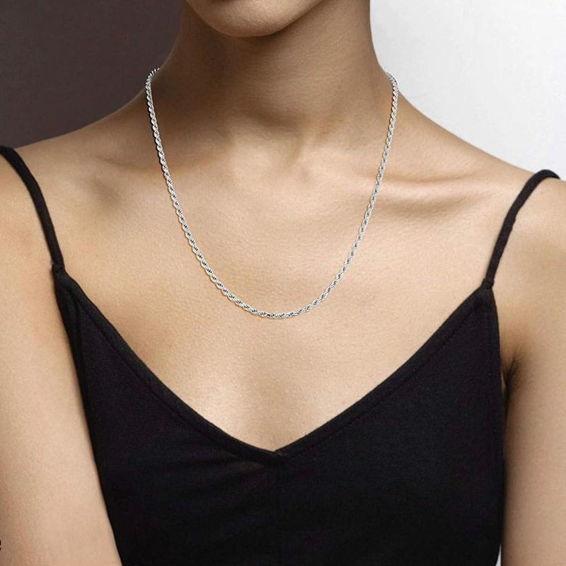 Italian Sterling Silver Chains Necklaces - DailySale