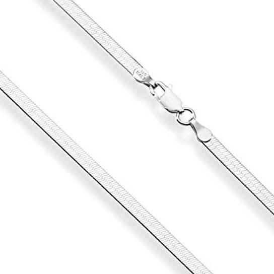 Italian Sterling Silver Herringbone Chain Necklaces - DailySale