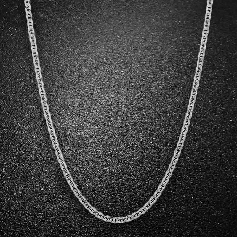 Italian Sterling Silver Mariner Link Chain Jewelry - DailySale