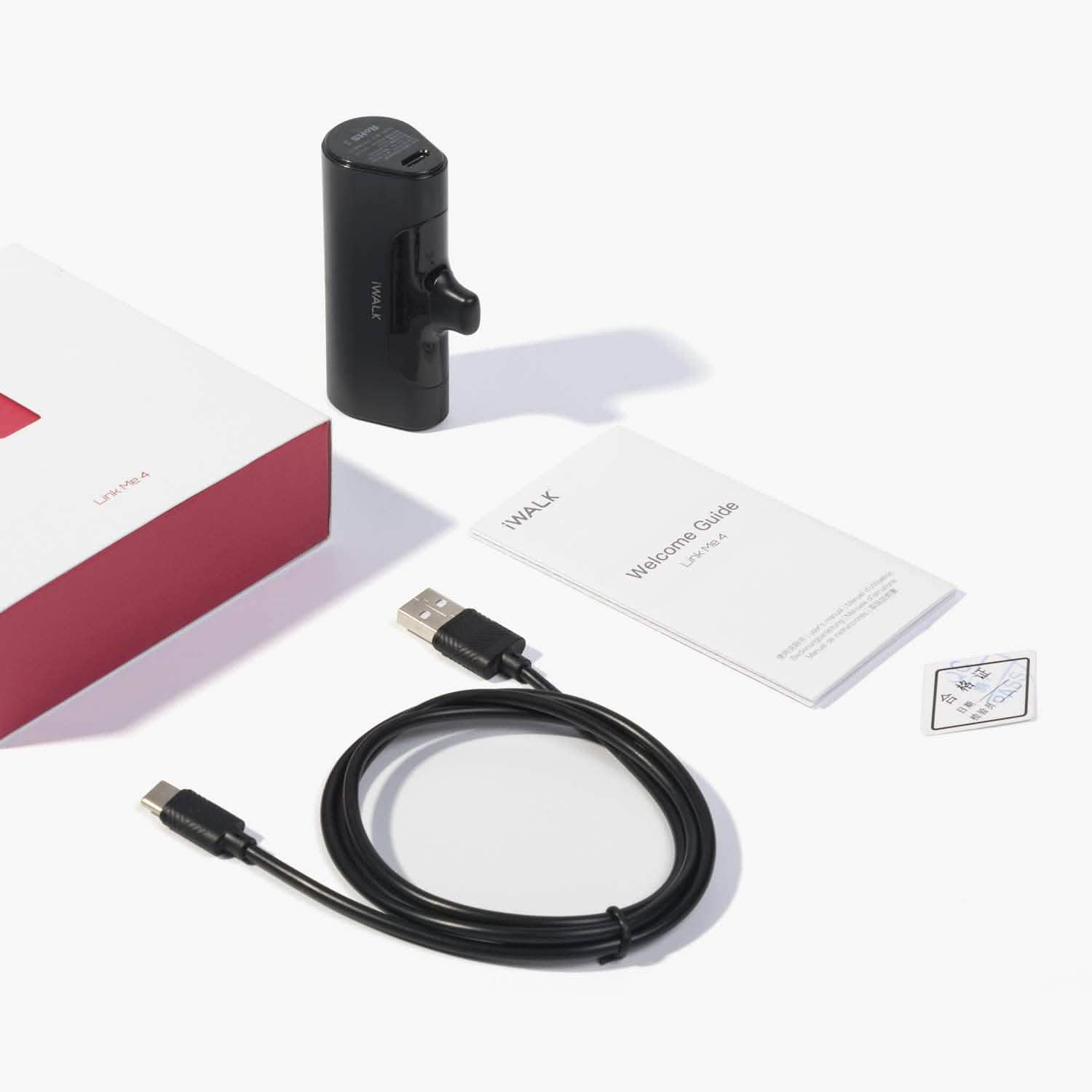 iWALK Small Portable Charger 4500mAh Ultra-Compact Power Bank Mobile Accessories - DailySale