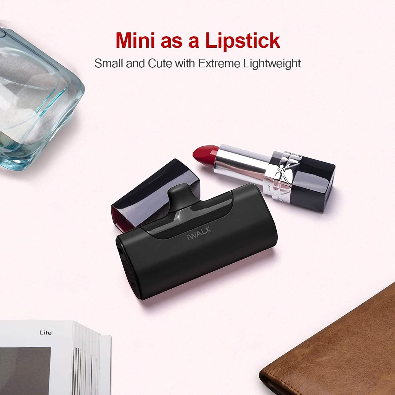 iWALK Small Portable Charger 4500mAh Ultra-Compact Power Bank Mobile Accessories - DailySale