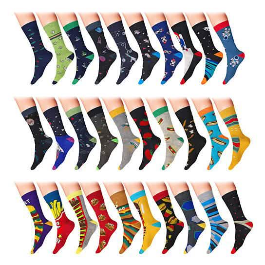 James Fiallo Men’s Colorful Dress Socks Men's Shoes & Accessories - DailySale