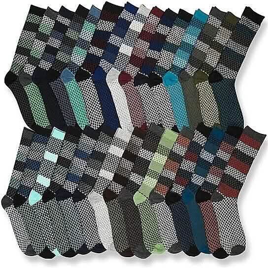 James Fiallo Men’s Colorful Dress Socks Men's Shoes & Accessories - DailySale