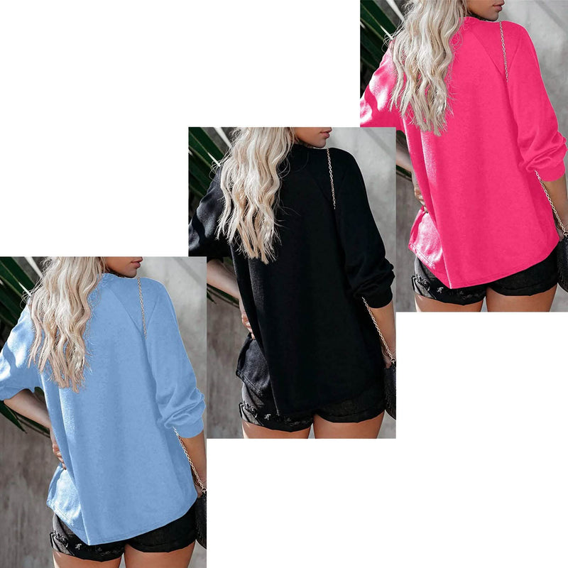 Jawint Womens Faith Over Fear Long Sleeve T-Shirt Women's Clothing - DailySale