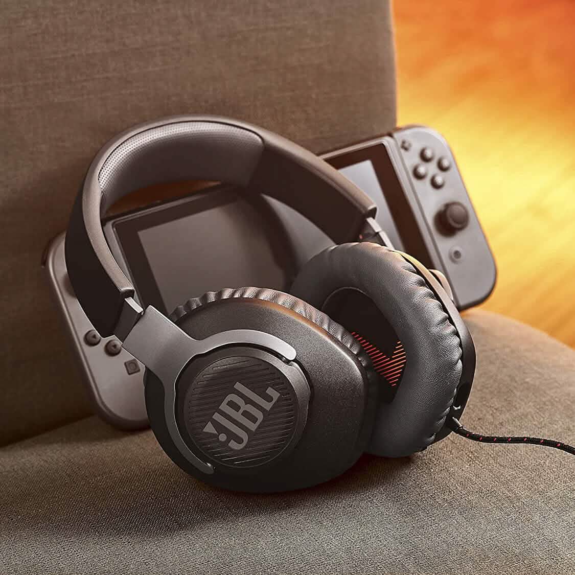 JBL Quantum 100 - Wired Over-Ear Gaming Headphones Headphones - DailySale