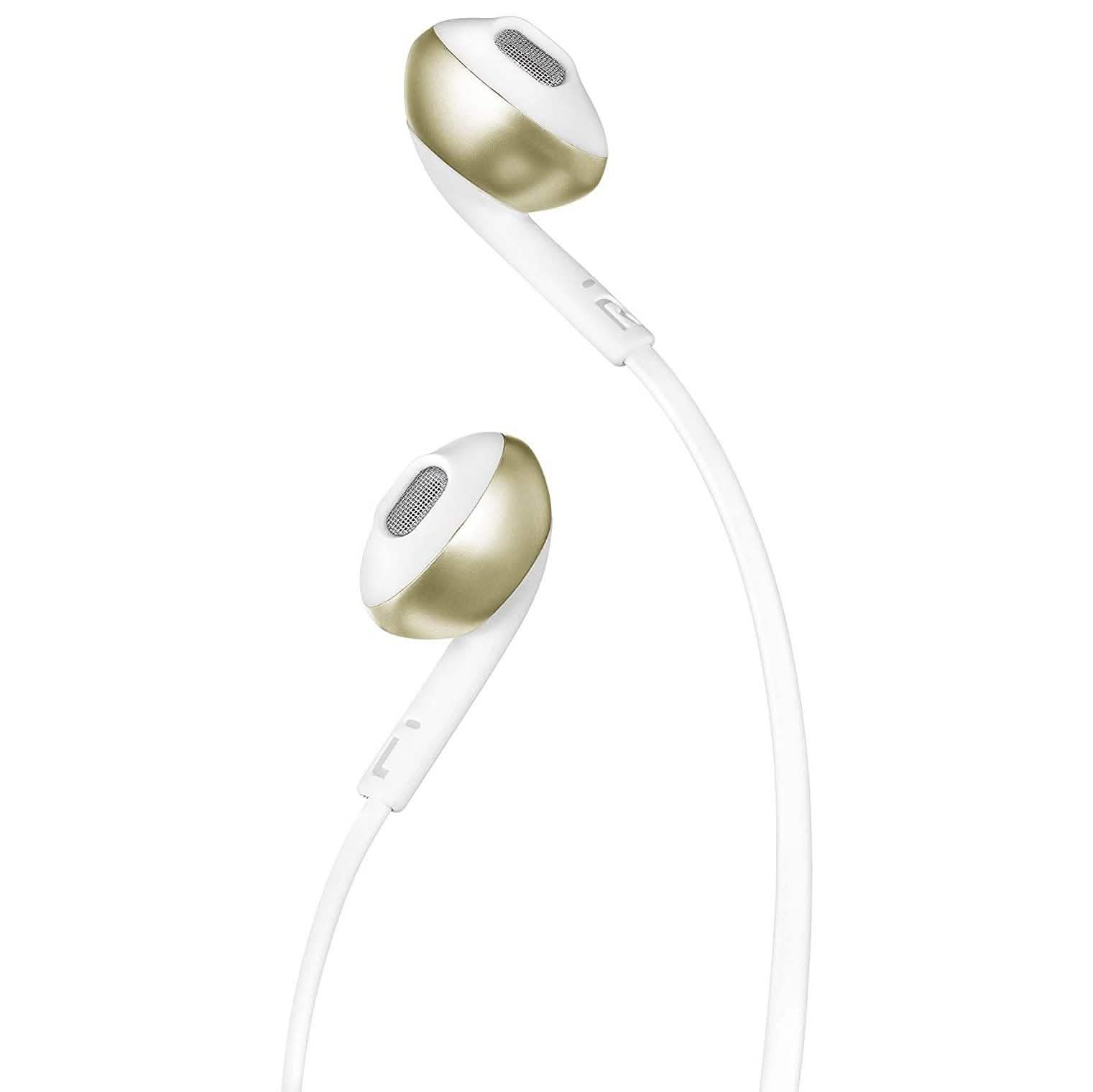 JBL TUNE 205BT - In-Ear Wireless Bluetooth Headphone - Champagne Gold Headphones - DailySale