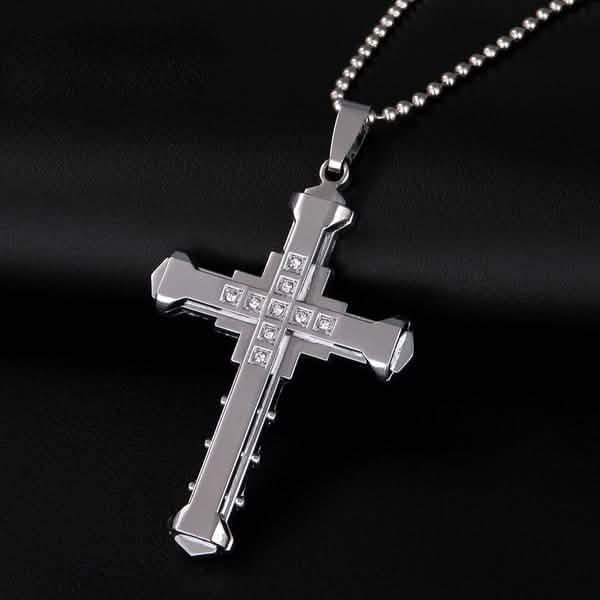Jesus Cross Pendant Necklace Jewelry Necklaces - DailySale
