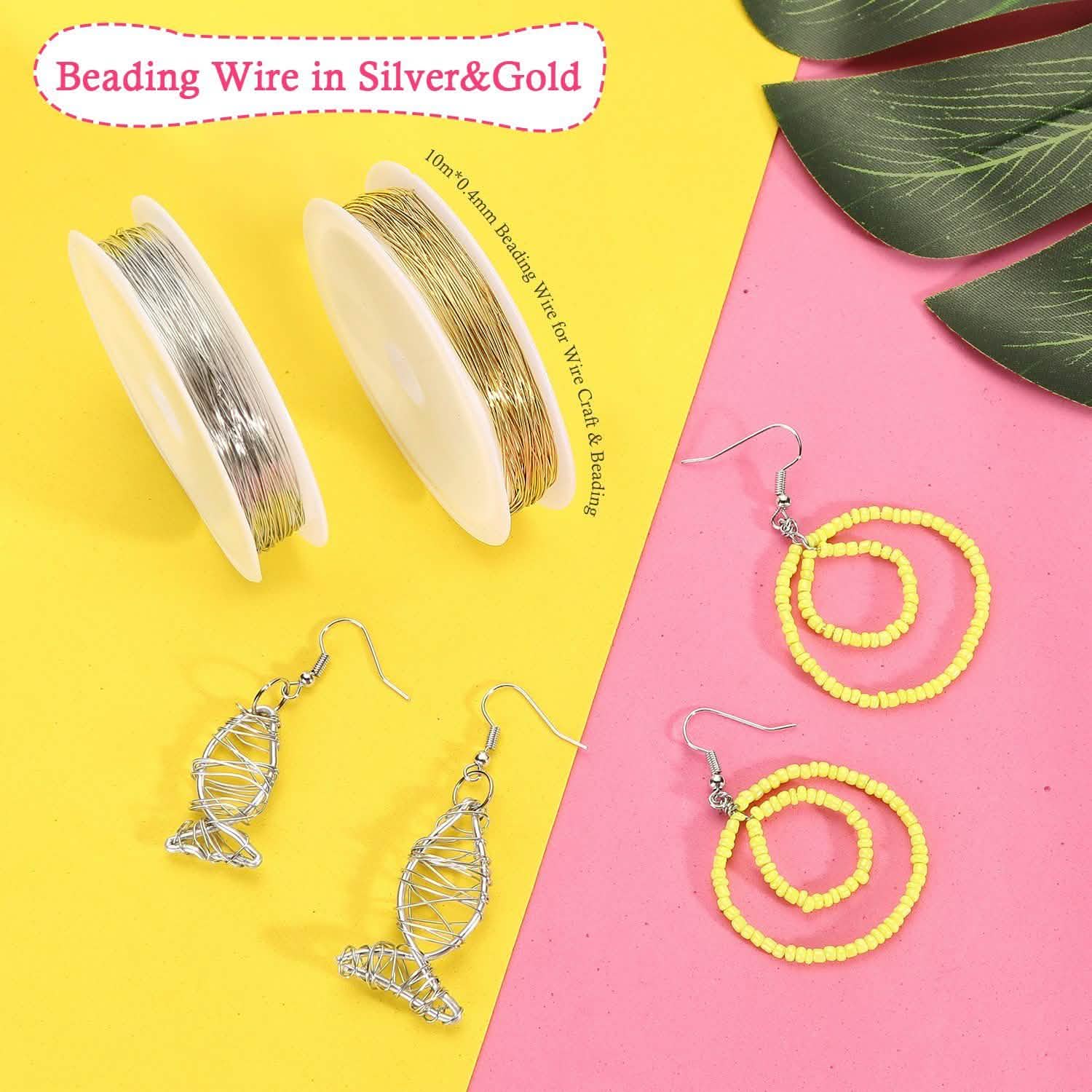 Jewelry Making Supplies Finding Kit Pliers Ribbon Ends Eye Pins Earring Hooks for DIY Craft Everything Else - DailySale