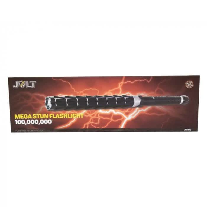 Jolt Mega Stun Flashlight Baton 100,000,000 Tactical - DailySale