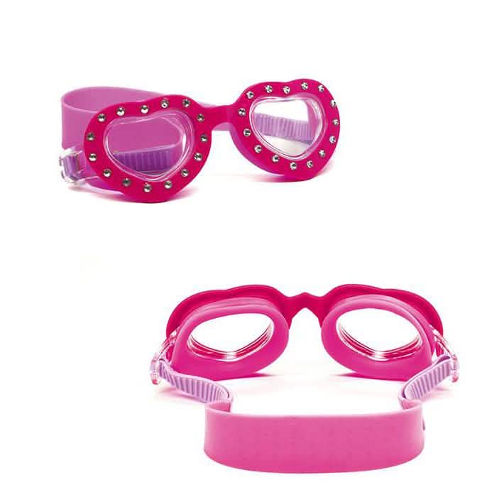 Juice Box Fun in the Sun Swimming Goggles Sports & Outdoors Heart - DailySale
