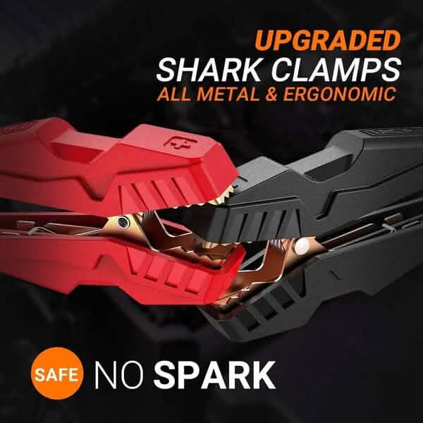 Jump Starter 1000A Peak 20000mAh 12V Car Jumper Black T8 MAX Automotive - DailySale