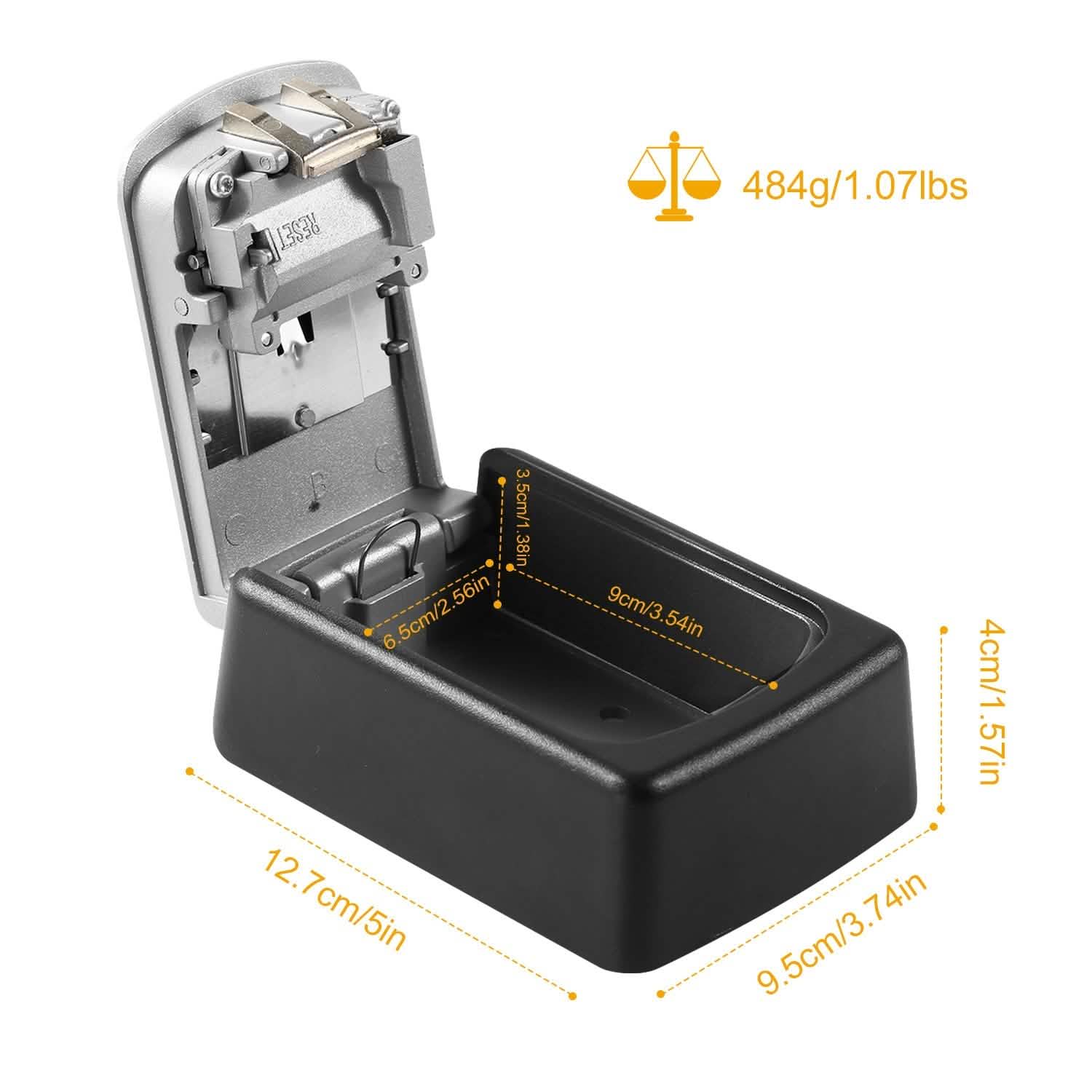 Keys Storage Lock Box with 4 Digits Combination Everything Else - DailySale