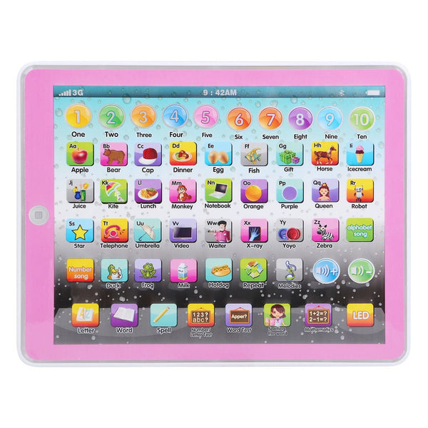 Kid Baby Toddler Educational Tablet Toy Toys & Games Pink - DailySale